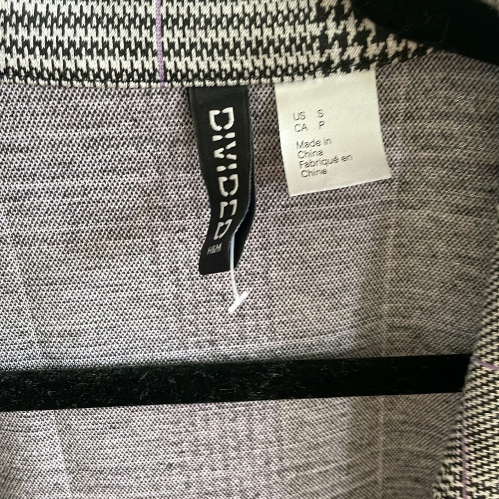NWOT Plaid double breasted jacket - Picture 4 of 7
